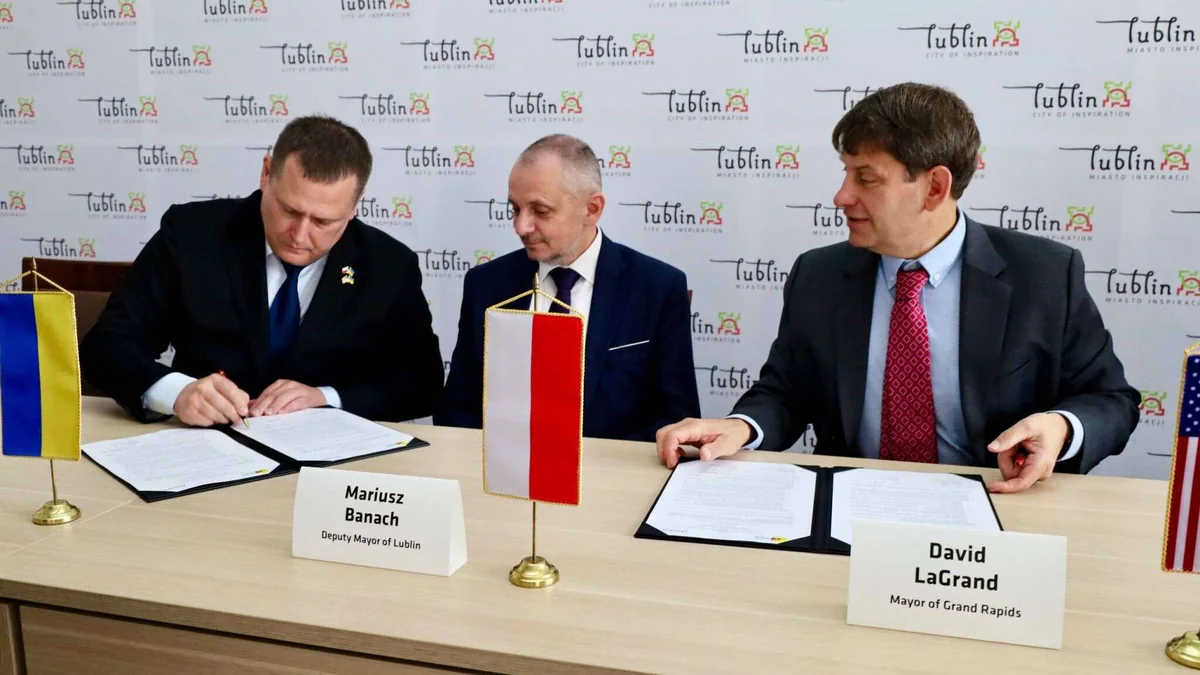 Дніпро та американський Гранд-Рапідс підписали угоду про побратимство
