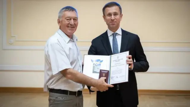 Газовик із Павлоградщини отримав державну відзнаку за відновлення мережі після атаки