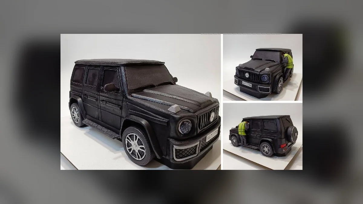 У Дніпрі кондитер Дмитро Никифоренко створив торт у вигляді Mercedes G-Class