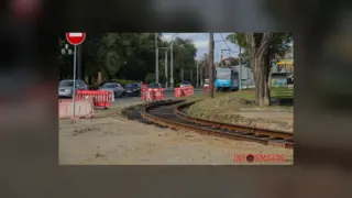 У Дніпрі ремонтують 80 метрів колії на проспекті Дмитра Яворницького